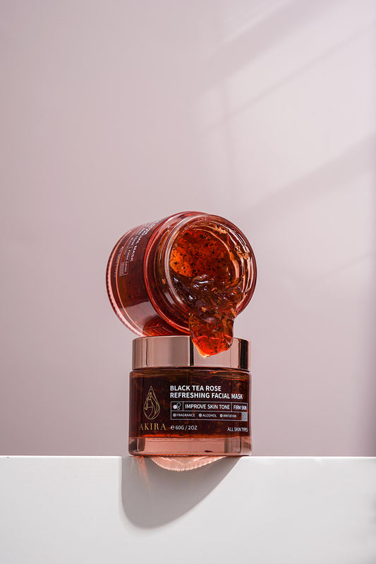 AKIRA BLACK TEA ROSE MASK